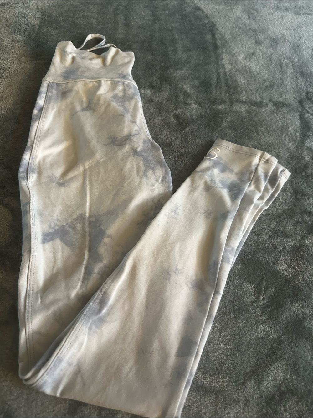 Bombshell Sportswear Light Gray Tie-Dye Leggings